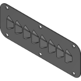 Louvered Cable Entry Plate