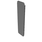 EUD1 - Panel divisor vertical ciego EUD1