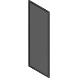 EUFI C - side panels for mounting on hinge side 180°